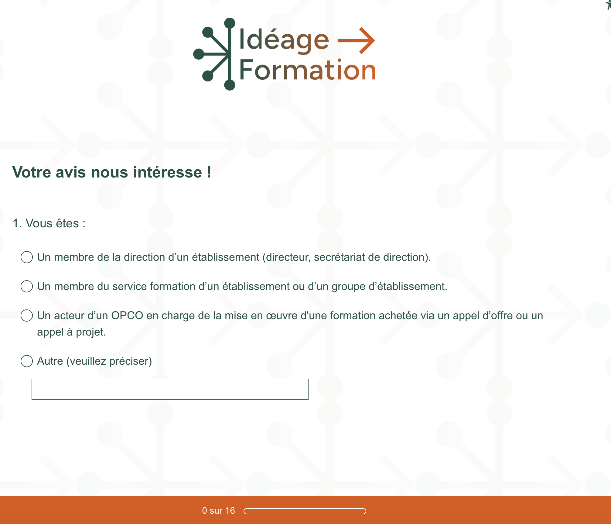 Recueil de la satisfaction des prescripteurs: