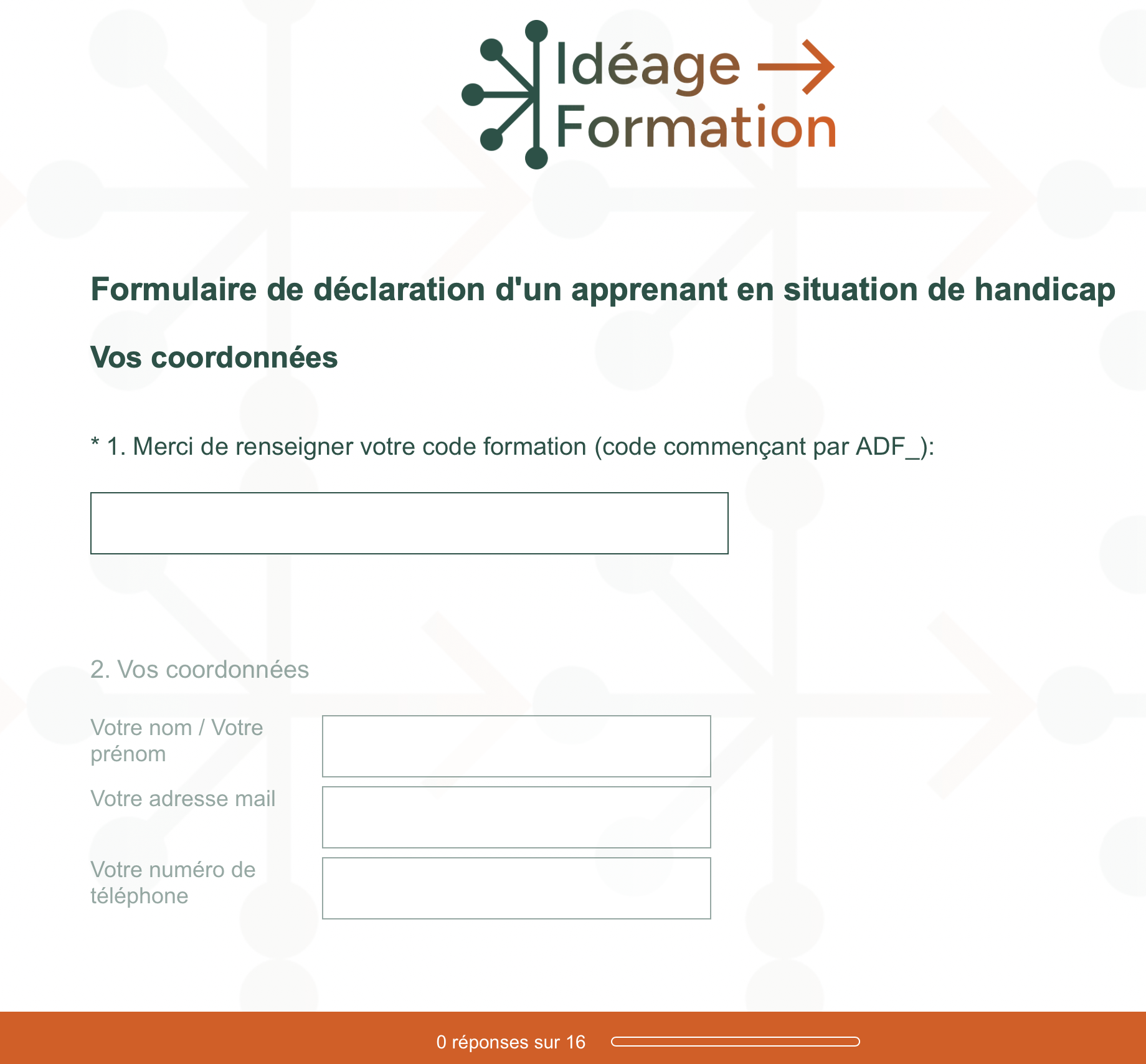 Accueil des apprenants en situation des handicaps